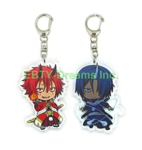 Set of 2 Reincarnated As Slime Anime Acrylic Keychain Benimaru, Souei - Picture 1 of 2