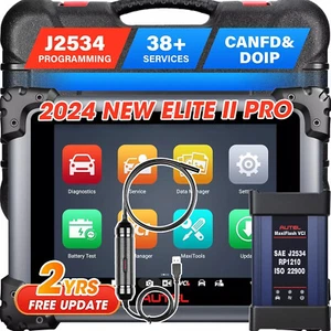 Autel Maxisys Elite II PRO OBD2 Diagnosegerät CANFD DoIP Android 10 Programming - Imagen 1 de 19