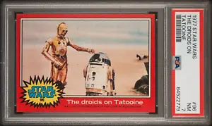 PSA 7 NR MINT 1977 STAR WARS #96 DROIDS ON TATOONIE 22779 SD201 - Picture 1 of 2