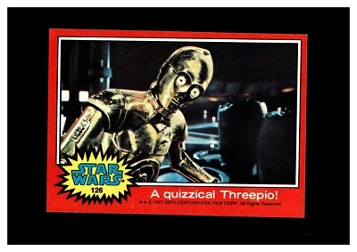 1977 Topps Star Wars #126 A quizzical Threepio! - Image 1 of 2