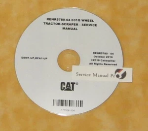 RENR5780 CAT 631G Radschlepper Schaber Werksreparatur Service Handbuch DEM DFA - Bild 1 von 1
