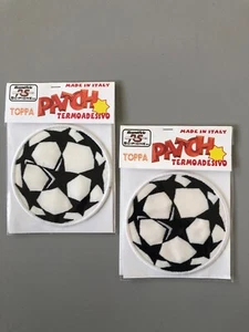 2 CONFEZIONI REGALO PATCH PALLONE RICAMATA TERMOADESIVO DIAM.7,5 CM - Imagen 1 de 1