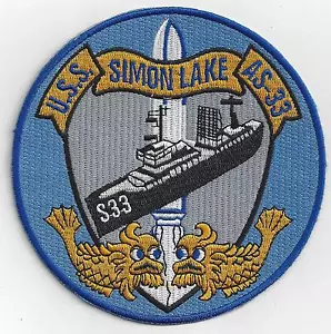 USS Simon Lake AS 33 - Stemma - BcPatch Cat. No. C5327 - Foto 1 di 1