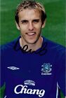 Genuine Autograph - Phil Neville - Everton / Man Utd