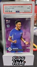 2023 Topps Now Chelsea Ian Maatsen RC Purple #/99 PSA 9 MINT