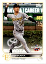 2022 Topps Opening Day #13 Hoy Park NM-MT RC Rookie Pirates
