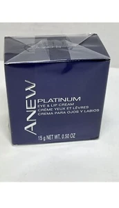 Anew Platinum Eye & Lip Cream 15g net wt. .50 oz - Picture 1 of 4