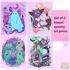 Kawaii Spooky Pack - Original Art Set - 4 Prints 👻💖 