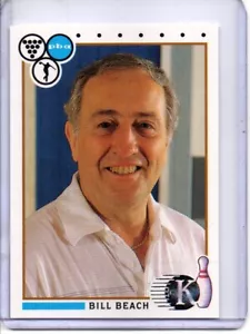 Tarjeta de bolos PBA 1990 #82 Bill Beach - Imagen 1 de 2