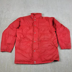 Vintage REI Thaw Goose Down Puffer Jacket Mens Size XL Red Full Zip 70s USA - Picture 1 of 15