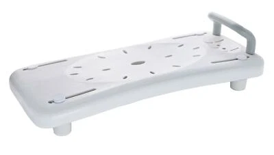 RIDDER Badewannenbrett mit Haltegriff weiß Badezimmer Badewannenhalterung Griff
