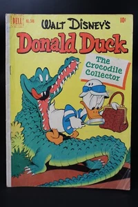 Cubierta de cuatro colores (1942) #348 Pato Donald cocodrilo coleccionista Carl Barks en buen estado/en muy buen estado - Imagen 1 de 2