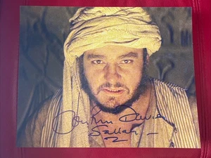 John Rhys Davies Signed Indiana Jones Salah 10x8 Autograph Elite Auto 1/1 - Picture 1 of 2