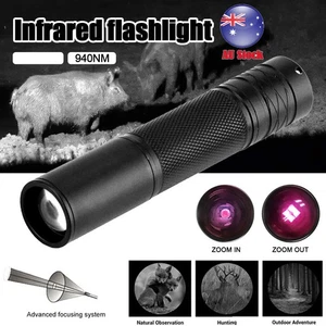 Infrared Illuminator IR 940nm Led Flashlight Zoomable Hunting night Vision light - Picture 1 of 11