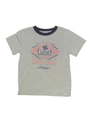 Lucky Brand Boys Gray Short Sleeve T-Shirt 6 - Image 1 of 2