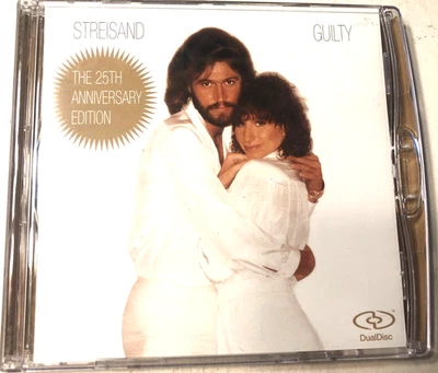 Barbra Streisand Barry Gibb Guilty  25th Anniversary Edition Dual Disc CD Dvd Foto 1 de 4
