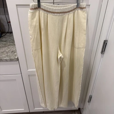 Pantalones Medianos Vintage Años 80 Sonia Rykiel Terciopelo Blanco Elástico 28 Pulgadas  Foto 1 de 4