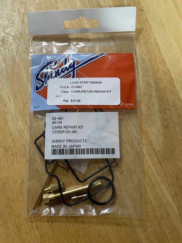 Kit de carboidratos Shindy 03-861 Yamaha Yz250f - Imagem 1 de 1