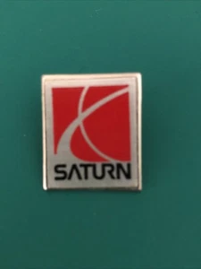 Vtg Saturn Car Auto Lapel Hat Pin Back Pinback - Picture 1 of 7
