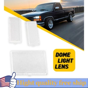 3X FIT Chevy Silverado 88-1998 Clear Interior Map Dome Light Len Cover Housing W - Picture 1 of 6