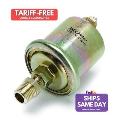 Autómetro 990342, Kit Unidad Sensor Presión Aceite 0-100Psi 1/8Npt Rendimiento Macho Foto 1 de 4
