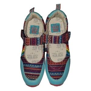 Tigerbear Republik Noho Canvas Damen Mary Janes Größe 7,5 Hippie - Bild 1 von 8