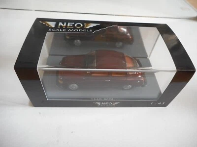Neo Scale Models Saab 96GL in Bordeauxrot auf 1:43 in Box - Bild 1 von 2