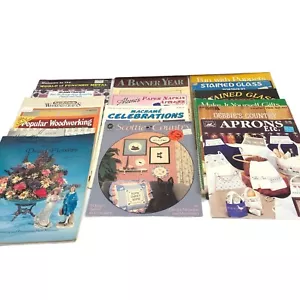 Lote de 16 libros de instrucciones artesanales de colección niños vidrieras carpintería acolchado LEER - Imagen 1 de 13