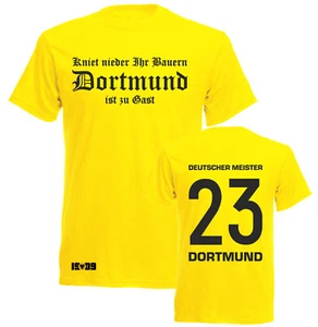 Dortmund t shirt herren Gelb Meister 2023 -3 - Picture 1 of 3