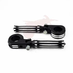 Chrome Motorcycle Highway Foot Pegs 1.5" 1-1/2 inch Engine Guard For Harley - Picture 1 of 8