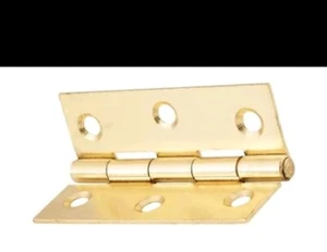 10 X 3"(75mm) CE7 FD60 Spun Pin Fire Door Hinge Electro Brass 5000-0075EB 10pcs - Picture 1 of 1