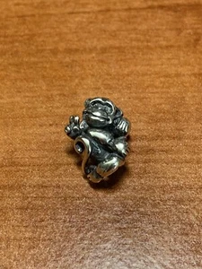 Authentic Trollbeads Silver Peace... Bead New - Picture 1 of 8