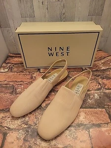 Scarpa sandalo donna Nine West Bamford rosa slingback taglia 7,5w nuova senza etichette - Foto 1 di 12