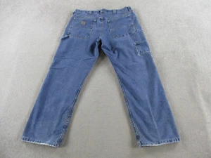 Lee Jeans Mens 36x30 Blue Denim Carpenter Utility Y2K Skater Baggy Loose Work - Picture 1 of 13