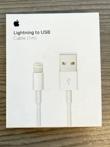 Apple Lightning to USB Cable, 1m, White - Photo 1 sur 3