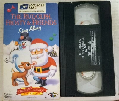 Vintage Classic The Rudolph, Frosty And Friends Sing Along VHS Tape - Image 1 of 3