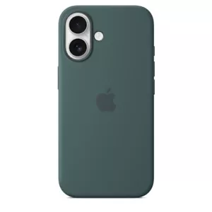 COVER CUSTODIA SILICONE CASE COLORATA MAGSAFE IPHONE 16 LAKE GREEN VERDE LAGO - Foto 1 di 4
