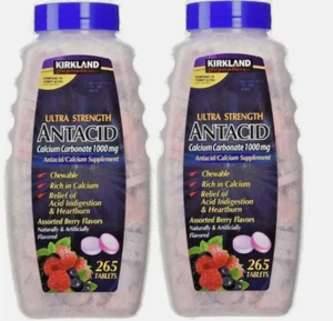 530 Tablets Kirkland Signature Antacid Ultra Strength 1000 mg EXP 10/2027 - Picture 1 of 6