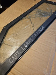 Doom Patrol TV Prop- Capt. Larry Trainor window from crashed X-15 rocket plane - Picture 1 of 2