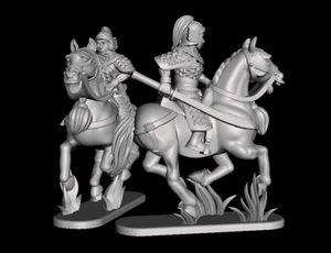 28 mm Song weiblich General (TGM-7 Harz) Zehn Königreich Miniaturen - Bild 1 von 3