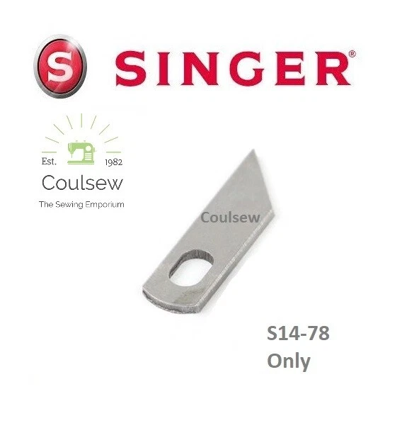 SINGER GENUINE S14-78 OVERLOCKER KNIFE BLADE LOWER Fits S14 78 ONLY - Image 1 of 1