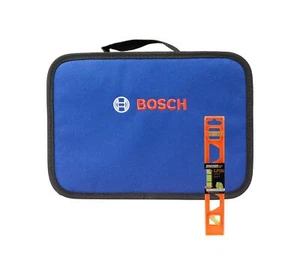Bosch Borsa porta attrezzi 12X9X3 con livello Johnson 1402-0900 9" livello siluro - Foto 1 di 5