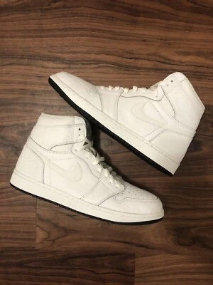 Air Jordan 1 High Retro Blanco Perforado Hombre’s 12 EE. UU. [555088-100] Lanzamiento 2017 Foto 1 de 4