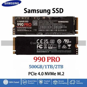 Samsung SSD 990 PRO 500GB 1TB 2TB PCIe 4.0 NVMe M.2 PS5 PC Laptop Computer Lot - Bild 1 von 6