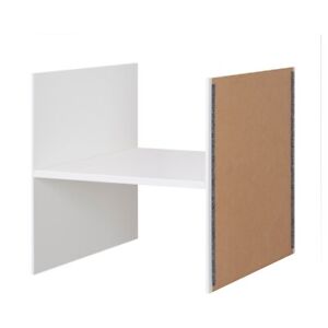 KALLAX Insert with 1 Shelf,Bookcase Storage Unit Heavy Duty White 33x33 cm