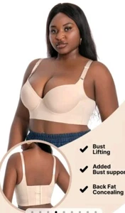 healthy adjustable comfortable wear bra Can Be Adjusted From Sizes 35 C To 50 DD - Picture 1 of 8