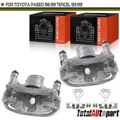 2x Pinza de freno delantera izquierda y derecha Toyota Tercel 1991-1999 Paseo 1996-1999 Foto 1 de 4