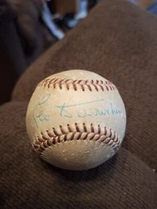 LEO DUROCHER Single Signed Warren Giles National League Baseball JSA LOA - Picture 1 of 7