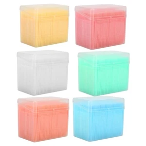 1100pcs Box Double Head Teeth Cleaning Toothpick Oral Care Floss Pick Toothp L2S - Picture 1 of 21