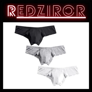 Ultra Soft Men's Modal Bikini Briefs Low Rise with Elastic Waistband - Multipack - Picture 1 of 8